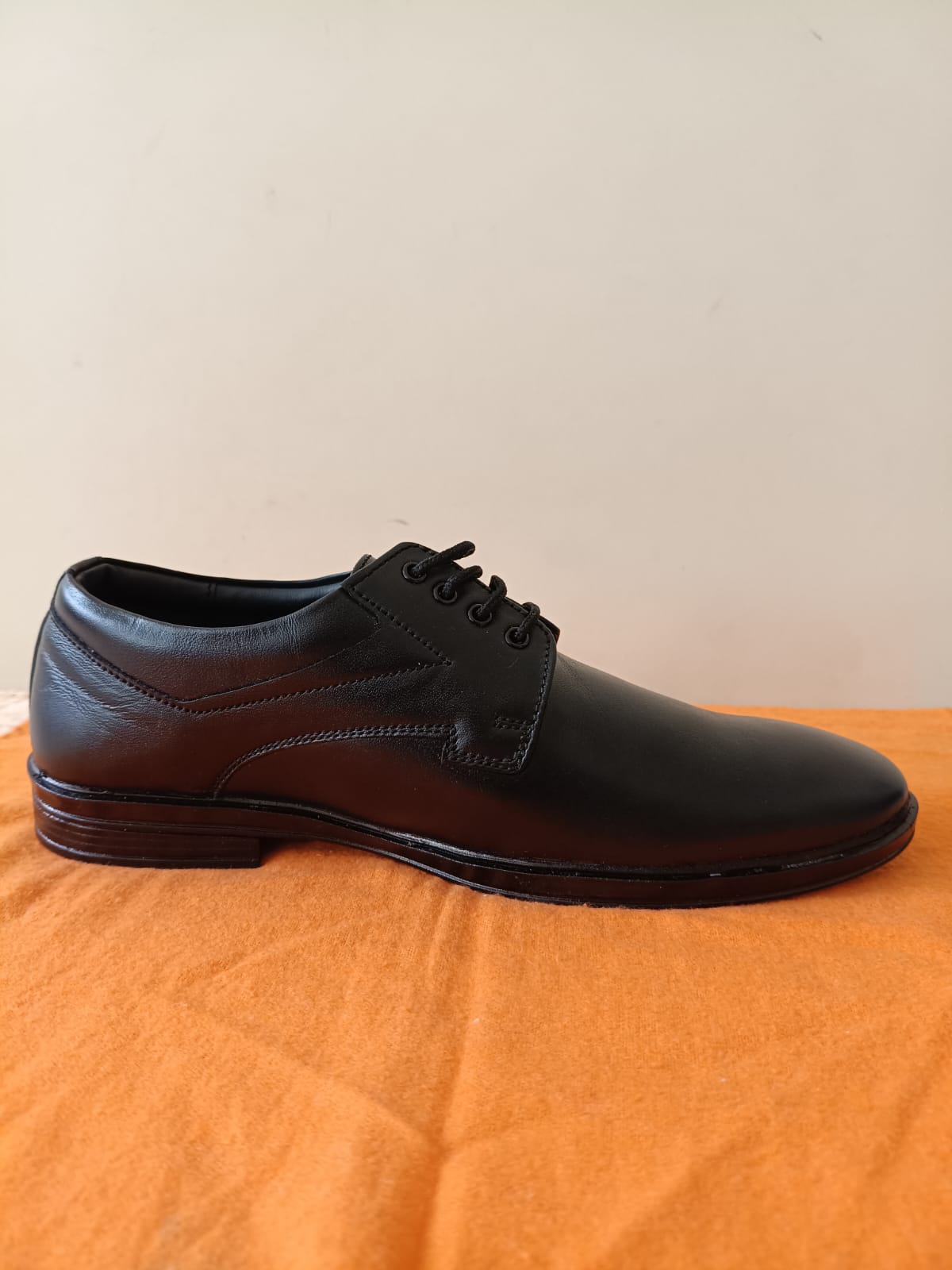 Synthetic Leather Black Formal Shoes for Men - Image 3