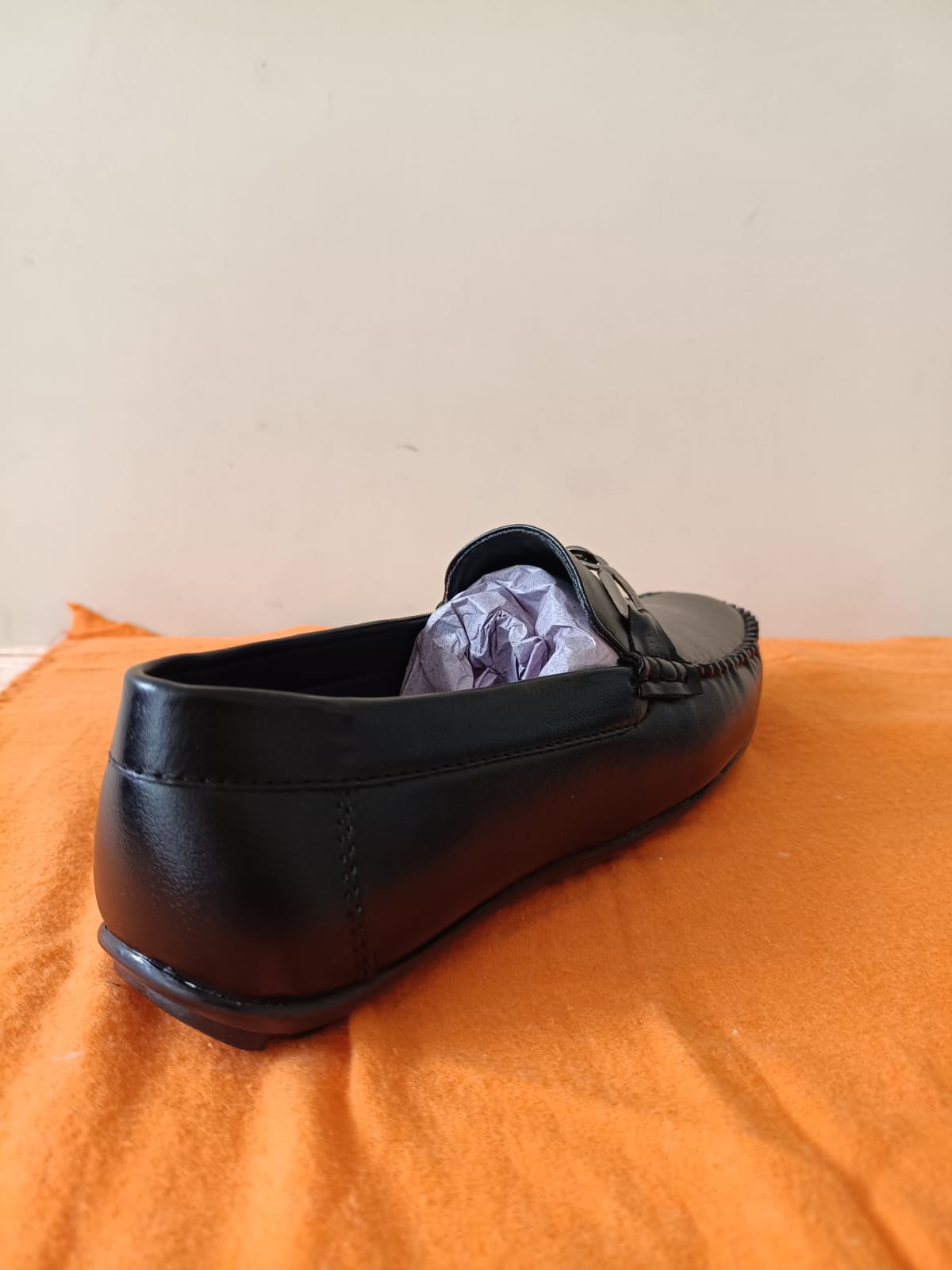 Men Black Solid Formal Shoe - Image 3